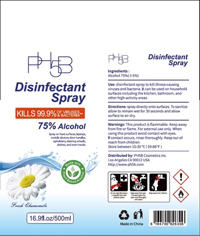 Image Description (Ph5b Disinfectant Spray Fresh Chamomile 500 mL 75 Vv)